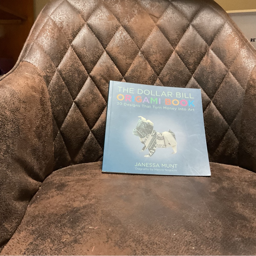 The Dollar Bill Origami Book - Blue Cover